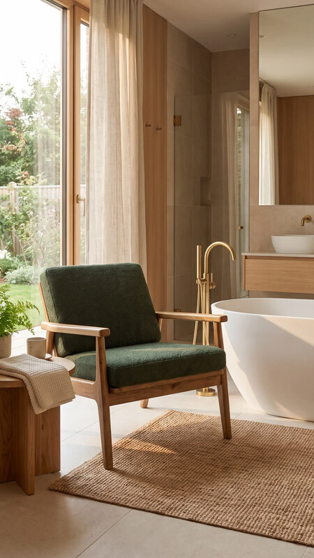 Furniture in a modern bathroom, bathrooms style in Sopla.app