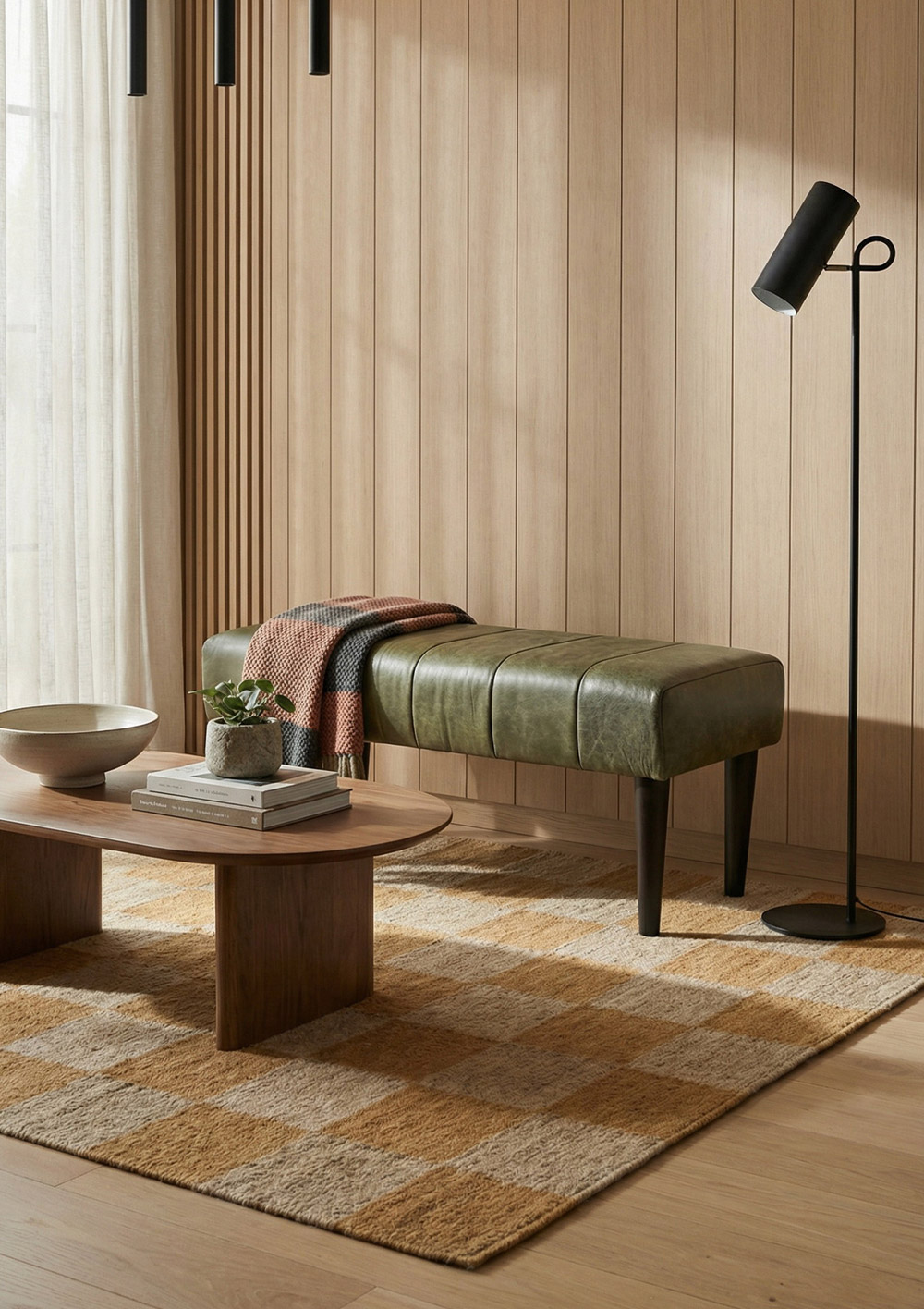The same Furnhouse piece in a finished interior, created in Sopla.app